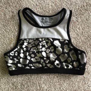 Little girls sports bra